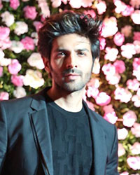 Kartik Aaryan at Kapil Sharma and Ginni Chatrath Mumbai Reception