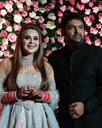 Kapil Sharma and Ginni Chatrath Mumbai Reception