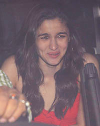 Alia Bhatt at Karan Johar Christmas Party