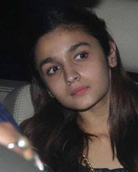 Alia Bhatt at Katrina Kaif Birthday Party