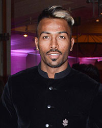 Hardik Pandya at Krunal Pandya and Pankhuri Wedding Reception