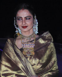 Rekha at Kush Sinha Wedding Reception