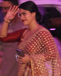 Kajol at Kush Sinha Wedding Reception