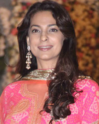 Juhi Chawla at Mukesh and Nita Ambani Party