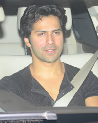 Varun Dhawan at Neha Dhupia Birthday