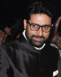 Abhishek Bachchan at Neil Nitin Mukesh Wedding Reception