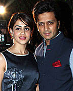 Genelia D'Souza and Ritesh Deshmukh