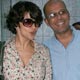 Gul Panag with designer Narendra Kumar