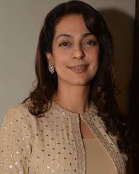 Juhi Chawla at Pizza Metro Pizza Launch Party