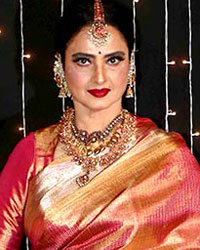 Rekha at Priyanka Chopra and Nick Wedding Reception