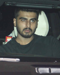 Arjun Kapoor at Ranbir Kapoor Bash for Bombay Velvet