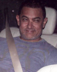 Aamir Khan at Ranbir Kapoor Bash for Bombay Velvet