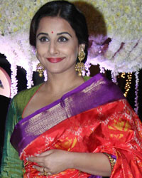 Vidya Balan at Riddhi and Tejas Wedding Reception