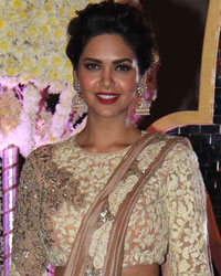 Esha Gupta at Riddhi and Tejas Wedding Reception