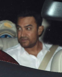 Aamir Khan at SRK Hosts Dinner Party for Tim Cook