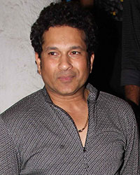 Sachin Tendulkar at Sachin Tendulkar Birthday Party