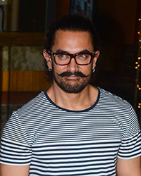 Aamir Khan at Sanjay Dutt Diwali Party