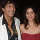 Chunky Pandey with wife Chunky Pandey with wife