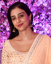 Tabu at Sidhant Kapoor and Nikhita Wedding Reception