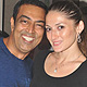 Vindu Dara Singh and wife Dina Umarova Vindu Dara Singh and wife Dina Umarova