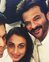 Karan Johar, Rani Mukerji and Anil Kapoor