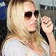Pamela Anderson at Chhatrapati Shivaji International Airport, Mumbai