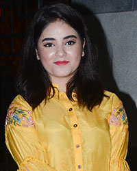 Zaira Wasim at Success Party of Secret Superstar