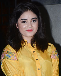 Zaira Wasim at Success Party of Secret Superstar