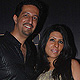 Sulaiman Merchant with wife Reshma