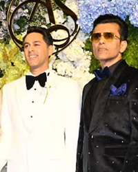 Anand Pandit and his wife with his daughter Aishwarya Pandit, son-in-law Sahil Anand Pandit and his wife with his daughter Aishwarya Pandit, son-in-law Sahil