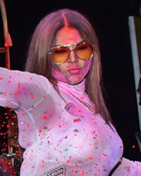 Rakhi Sawant at Zoom Holi Party 2018