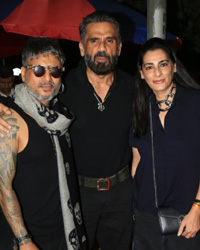 Aalim Hakim, Suneil Shetty and Mana Shetty