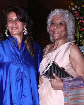 Vikramaditya Motwane with wife Ishika Mohan and mother Deepa Motwane