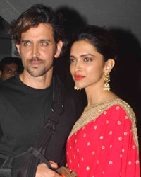 Deepika Padukone and Hrithik Roshan