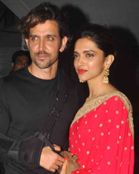 Deepika Padukone and Hrithik Roshan