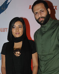 Bikram Saluja with wife Schauna