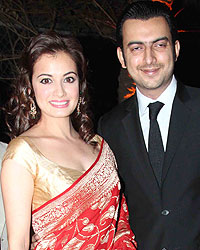 Dia Mirza and Sahil Sangha