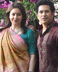 Anjali and Sachin Tendulkar