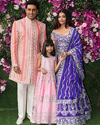 Abhishek Bachchan, Aradhya and Aishwarya Rai Bachchan