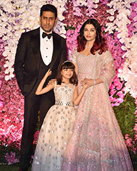 Abhishek Bachchan, Aradhya and Aishwarya Rai Bachchan