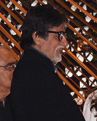 Amitabh Bachchan, Nita Ambani and Mukesh Ambani