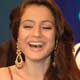 Amisha patel on Indian Idol Sets