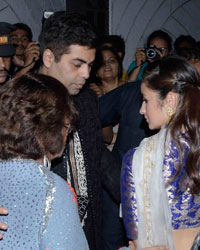 Karan Johar and Alia Bhatt