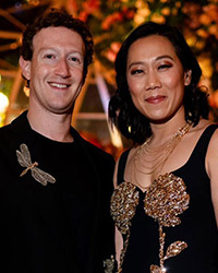 Marc Zuckerbeg and Priscilla Chan