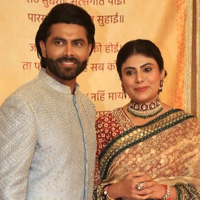 Ravindra Jadeja and Rivaba Jadeja