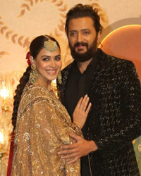 Genelia D'Souza and Riteish Deshmukha