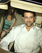 Suzzane Roshan and Hrithik Roshan