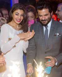 Rajeev Shukla, Ajay Sethi, Jacqueline Fernandez, Anil Kapoor, Deepna Sethi, Karishma Sethi and Lucky Morani