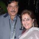 Shatrughan Sinha with wifre Poonam