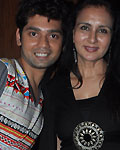 Vivek Gautam with Poonam Dhillon